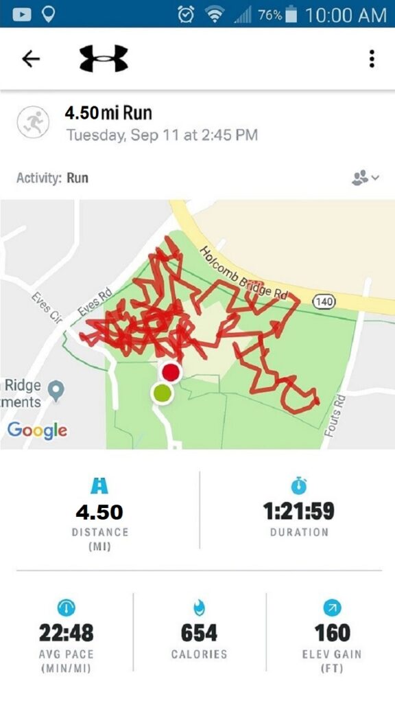 Frisbee-Golf-East-Roswell-Park-9000-Fouts-Road-Roswell-GA-30076 Sept 18