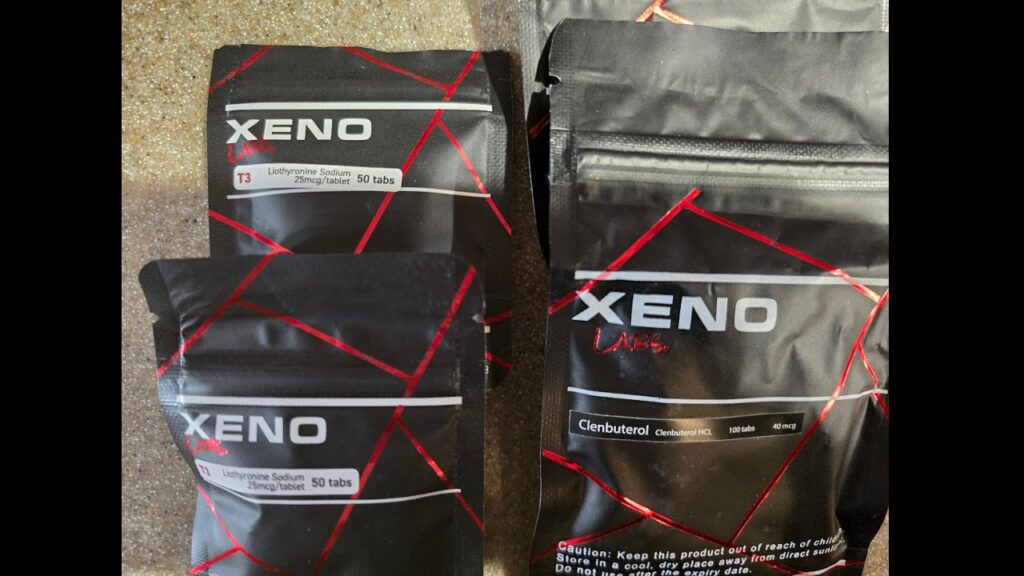 Clenbuterol HCL 40 mcg T3 Xeno Liothyronine Sodium 25 mcg